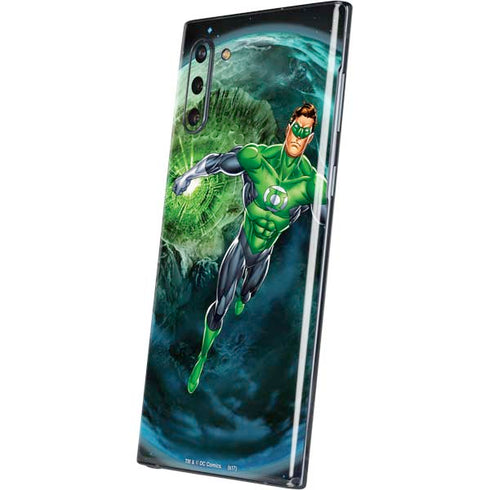 DC Comics Green Lantern Action Pose in Space Galaxy Note 10 Skin